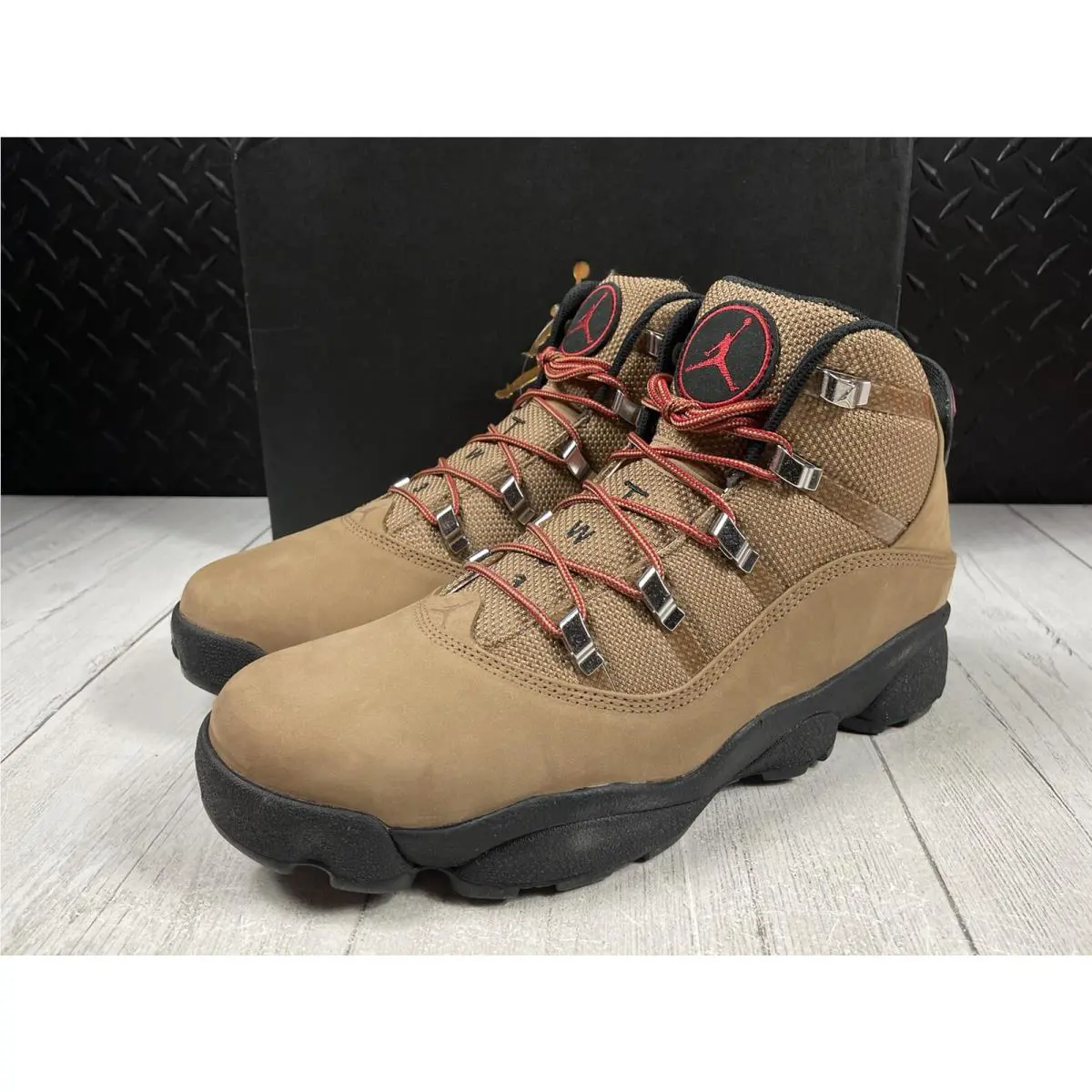 Nike shoes - Air Jordan Winterized 6 Rings - FV3826-202 - Rocky Tan/Black/Varsity Red (UPC: 196969582173) 3