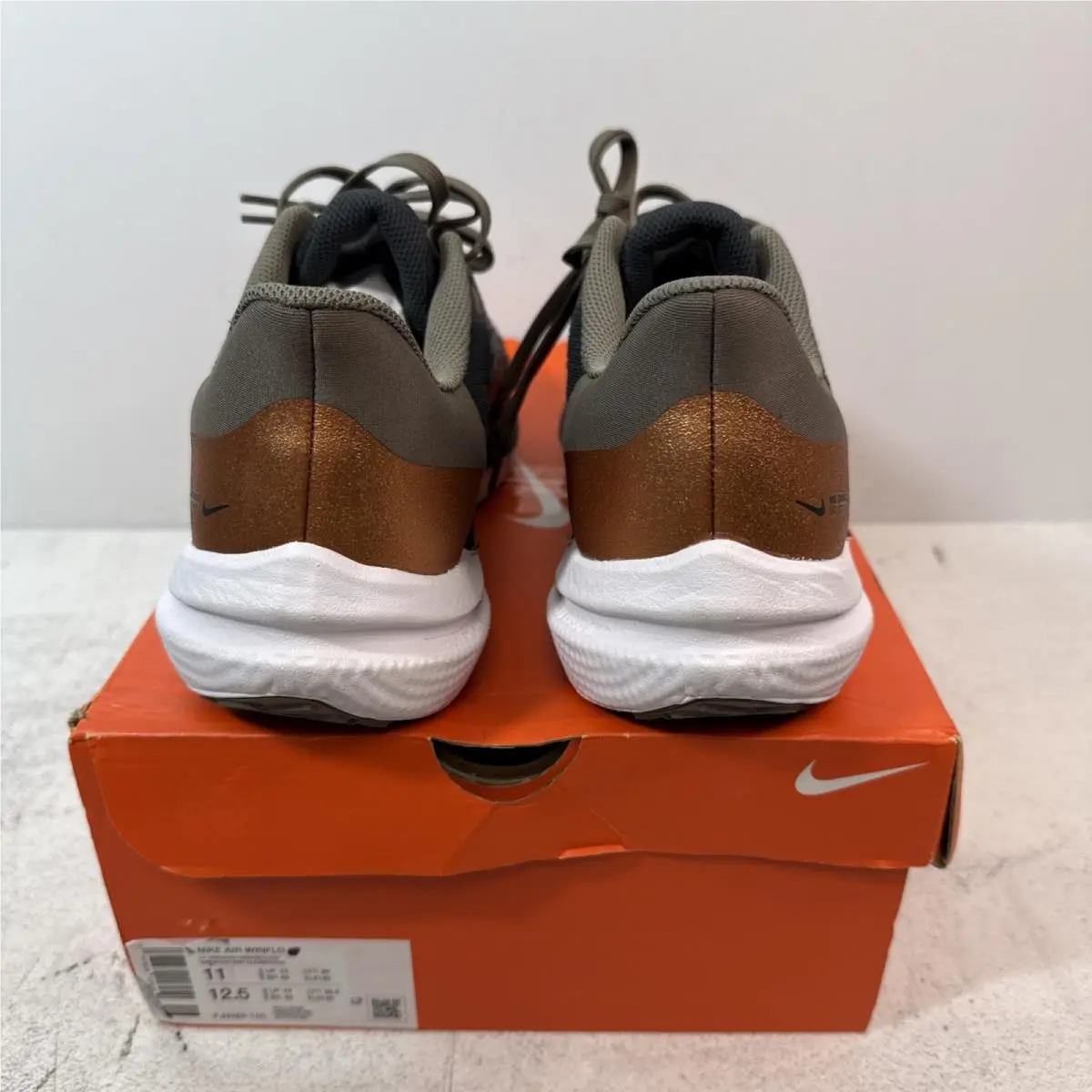Nike shoes - Nike Air Winflo 9 - Air Winflo - DD8686-005 - Gray Metallic Copper (UPC: 00196151884887) 2
