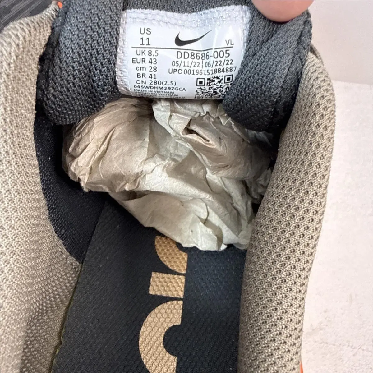 Nike shoes - Nike Air Winflo 9 - Air Winflo - DD8686-005 - Gray Metallic Copper (UPC: 00196151884887) 7