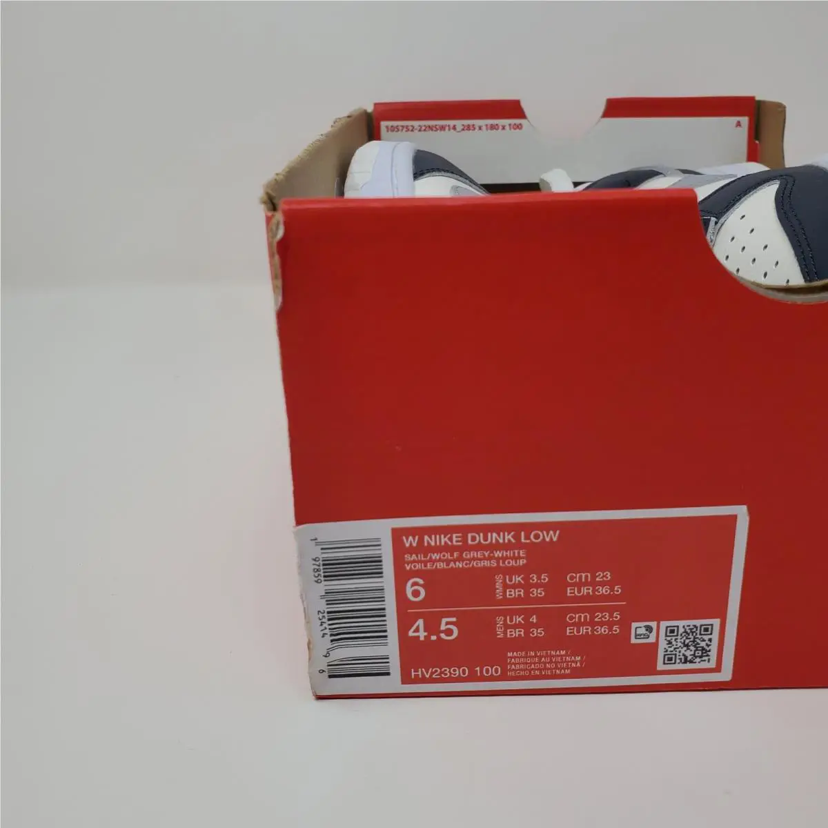 Nike shoes - Nike Dunk Low - Dunk Low - HV2390-100 - Gray 9