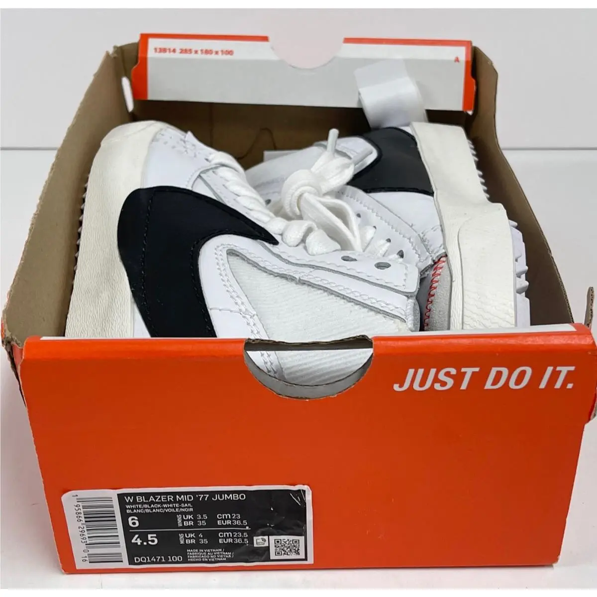 Nike shoes - Nike Blazer 77 - Blazer - DQ1471-100 - White (UPC: 195866296930) 7