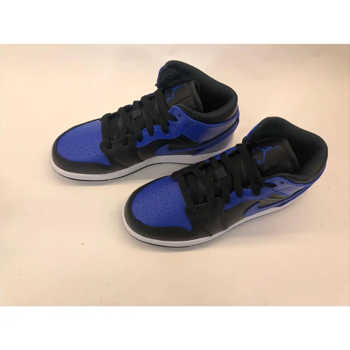 Nike shoes - Air Jordan 1 - Air - 554725 077 - Blue, Manufacturer: Black/ Hyper Royal Blue White 8