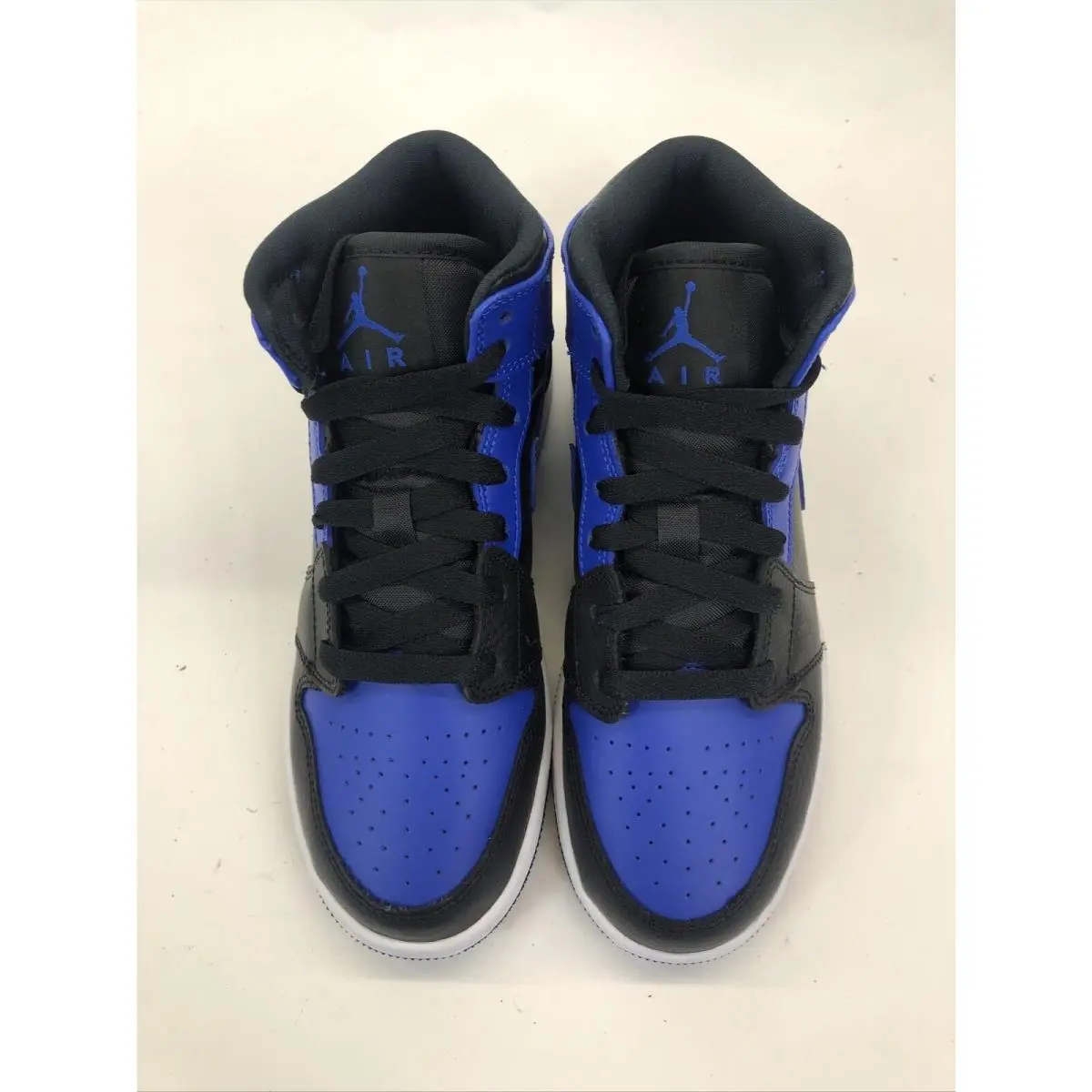 Nike shoes - Air Jordan 1 - Air - 554725 077 - Blue, Manufacturer: Black/ Hyper Royal Blue White 9