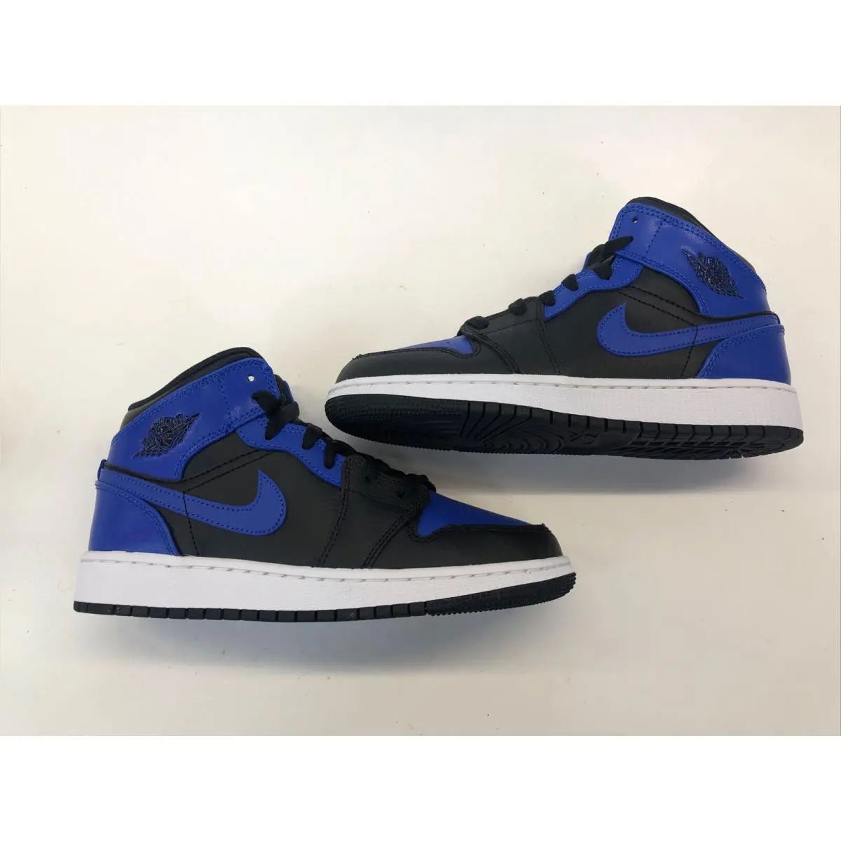 Nike shoes - Air Jordan 1 - Air - 554725 077 - Blue, Manufacturer: Black/ Hyper Royal Blue White 10