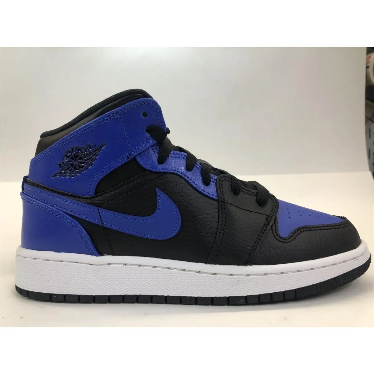 Nike shoes - Air Jordan 1 - Air - 554725 077 - Blue, Manufacturer: Black/ Hyper Royal Blue White 16