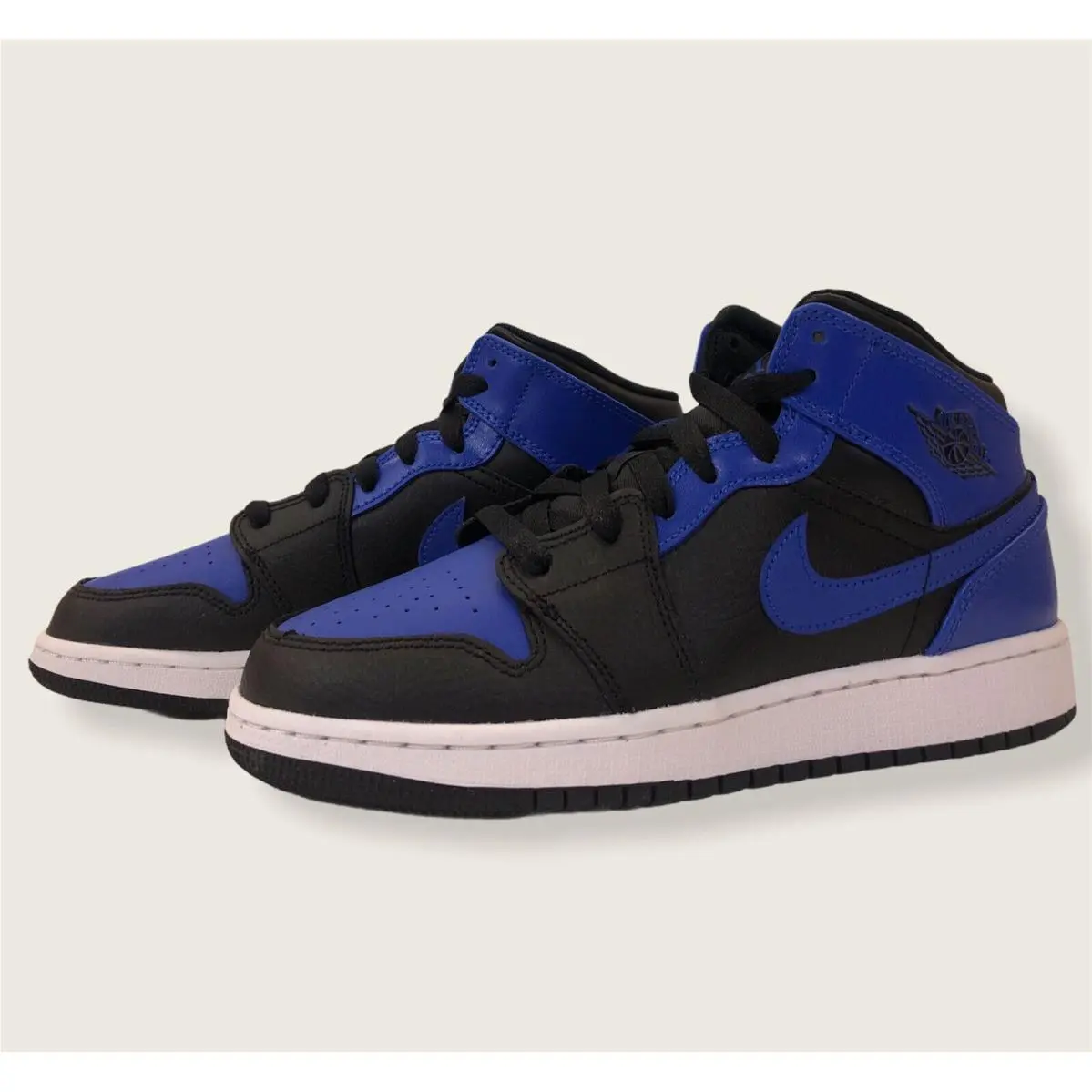Nike shoes - Air Jordan 1 - Air - 554725 077 - Blue, Manufacturer: Black/ Hyper Royal Blue White 6