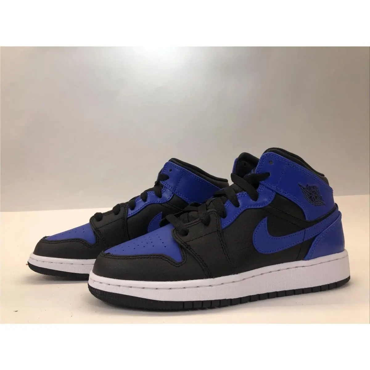 Nike shoes - Air Jordan 1 - Air - 554725 077 - Blue, Manufacturer: Black/ Hyper Royal Blue White 7