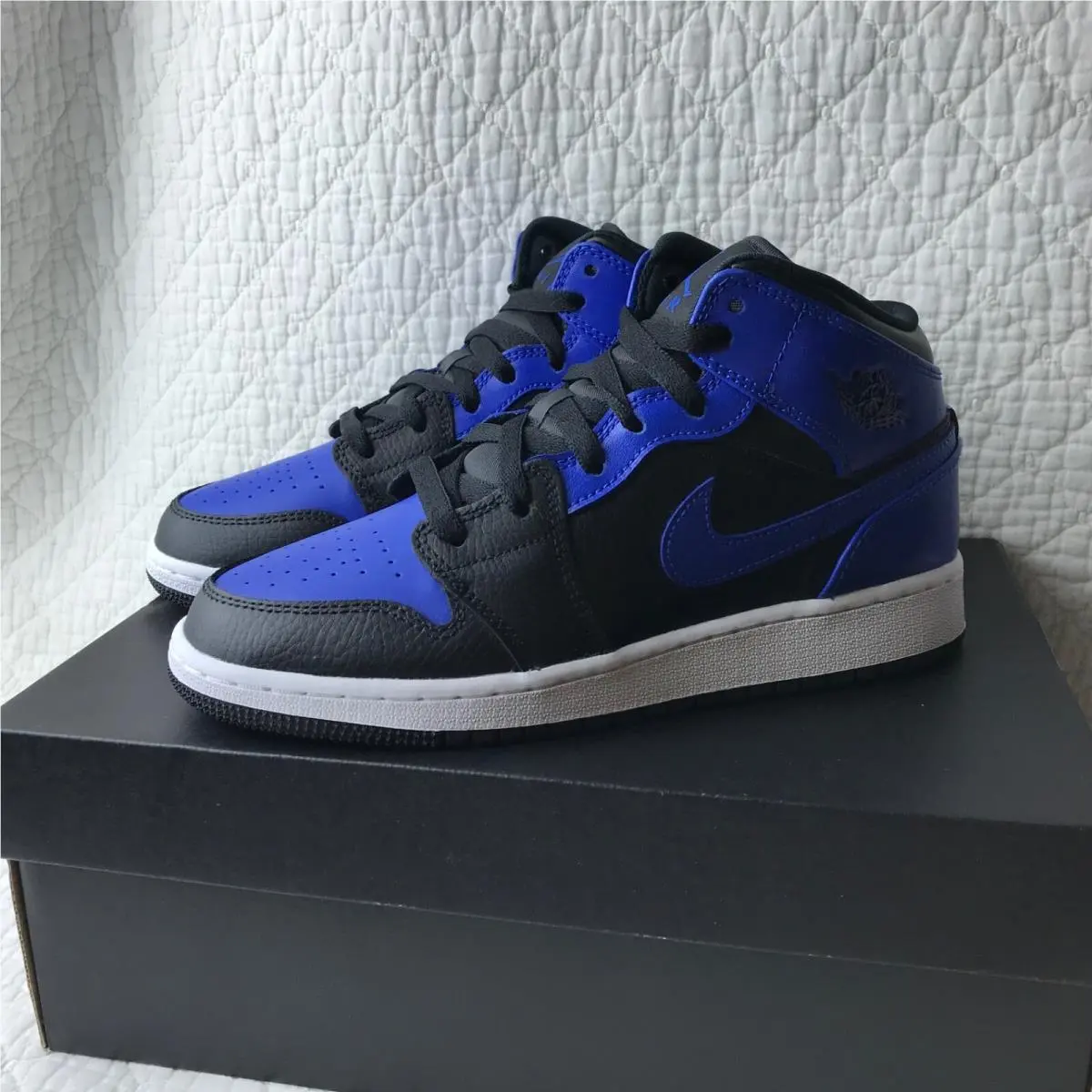 Nike shoes - 554725-077 - 554725-077 - Black/ Hyper Royal/ White 5