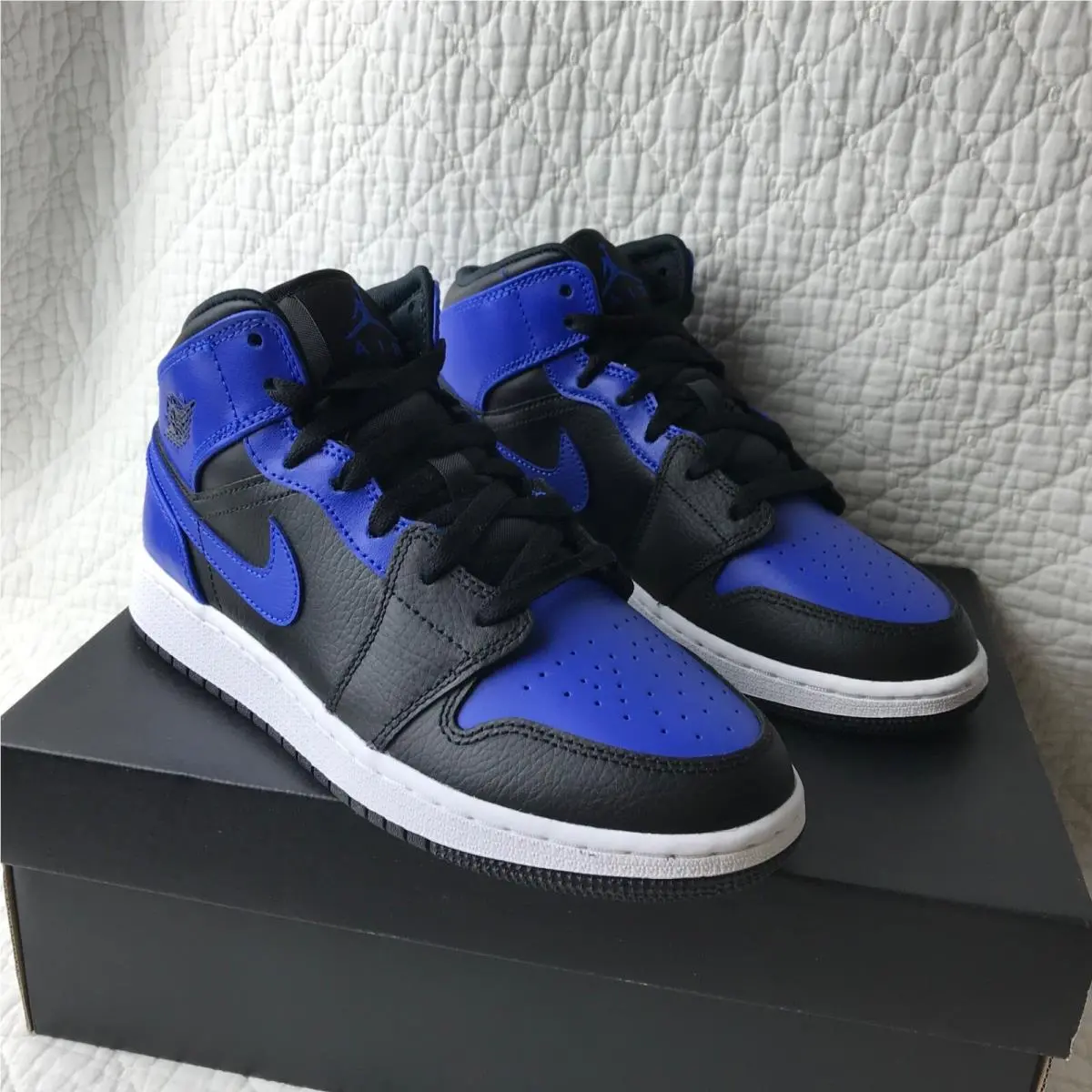 Nike shoes - 554725-077 - 554725-077 - Black/ Hyper Royal/ White 7