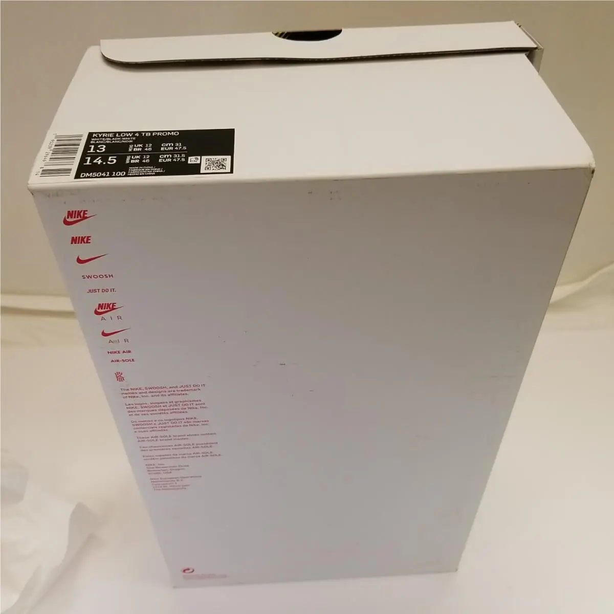 Nike shoes - Nike Kyrie Low 4 TB Promo - DM5041-100 - White/Black 10