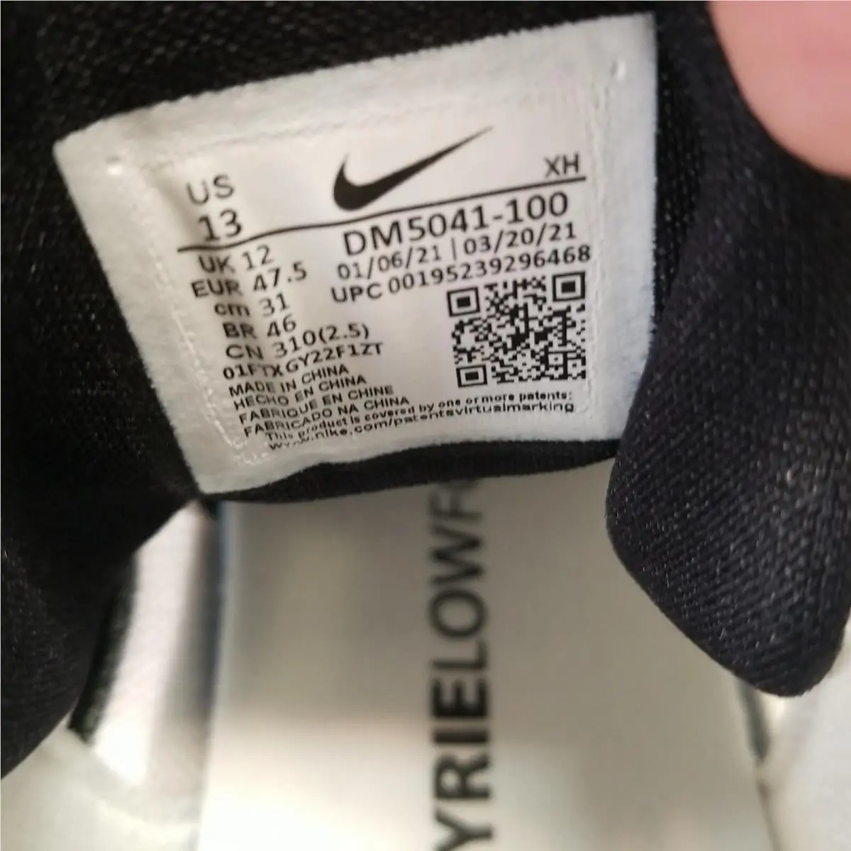 Nike shoes - Nike Kyrie Low 4 TB Promo - DM5041-100 - White/Black 3