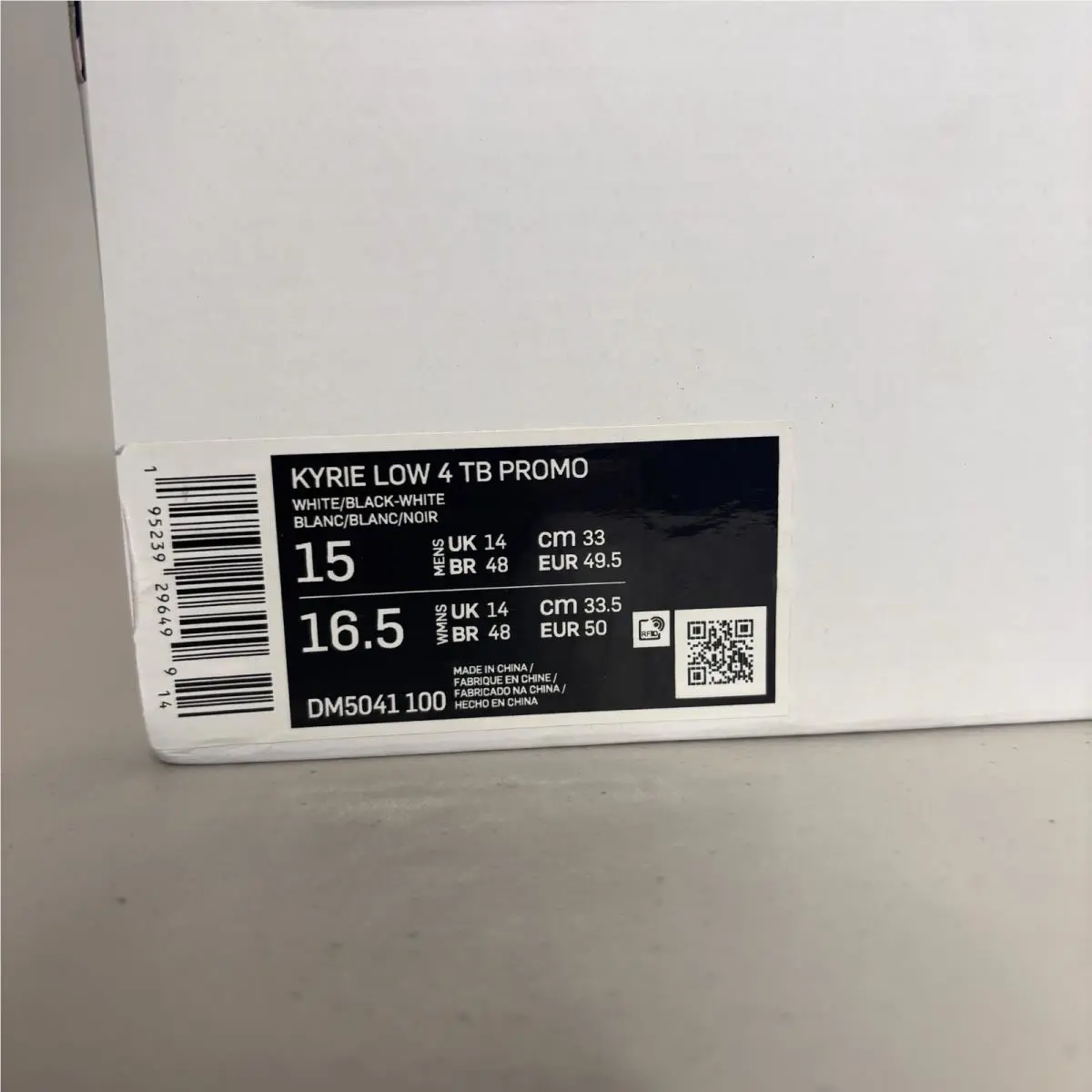 Nike shoes - Nike Kyrie Low 4 TB Promo - DM5041-100 - White/Black 5