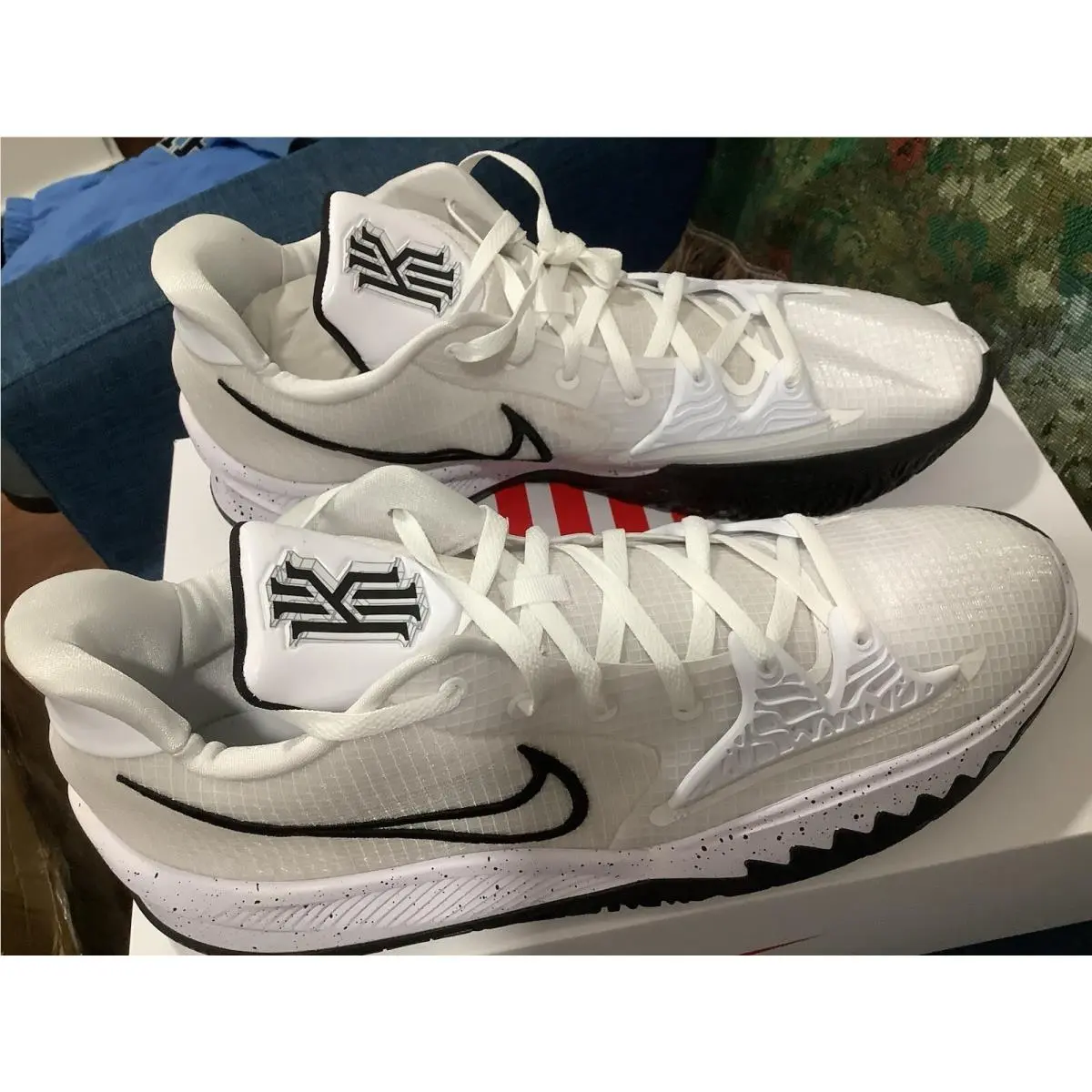 Kyrie Low 4 TB Promo Team Basketball Men’s 18. White Black DM5041-100 by Nike