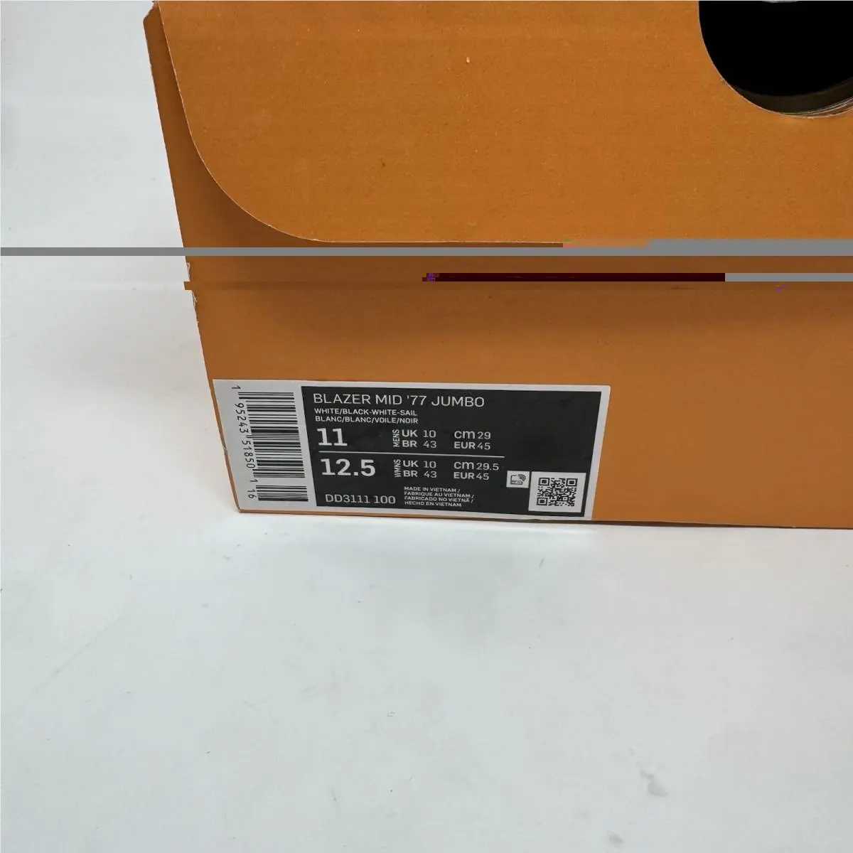Nike shoes - Nike Blazer Mid `77 Jumbo DD3111-100 - DD3111-100 - White 5