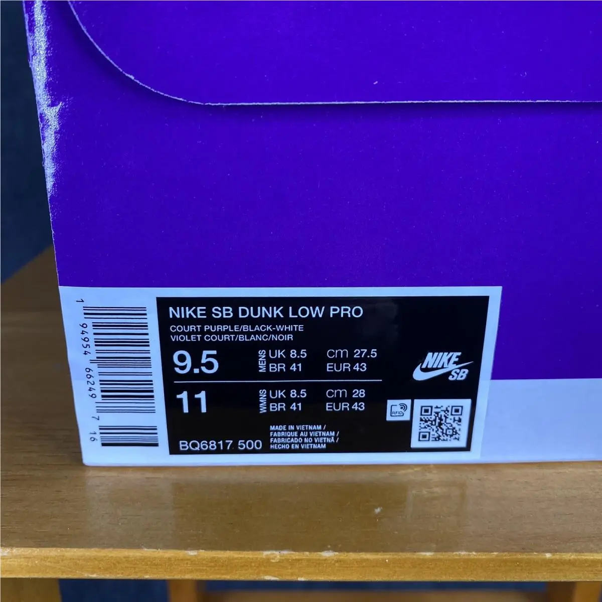 Nike shoes - Nike SB Dunk - Dunk - BQ6817-500 - Purple 11