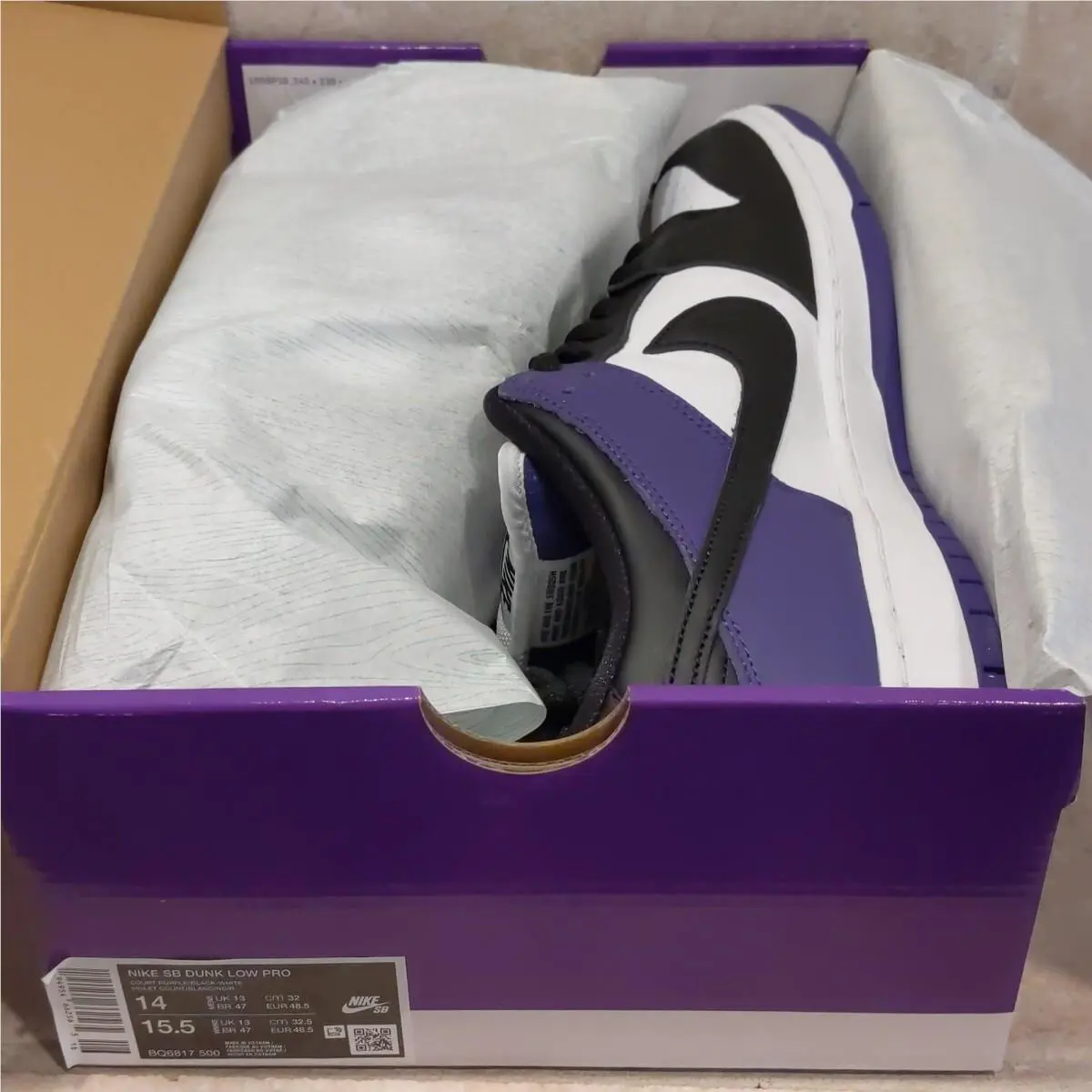 Nike shoes - Nike SB Dunk - Dunk - BQ6817500 - Purple 0