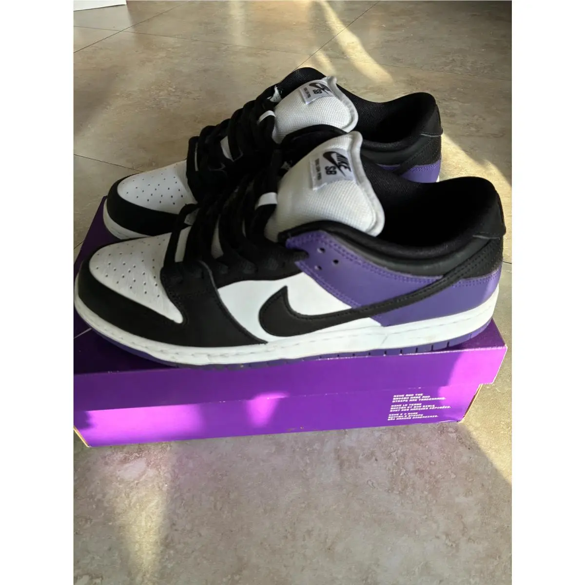 Nike shoes - SB Dunk Low - Dunk Low - BQ6817-500 - Purple, way: Court Purple 3