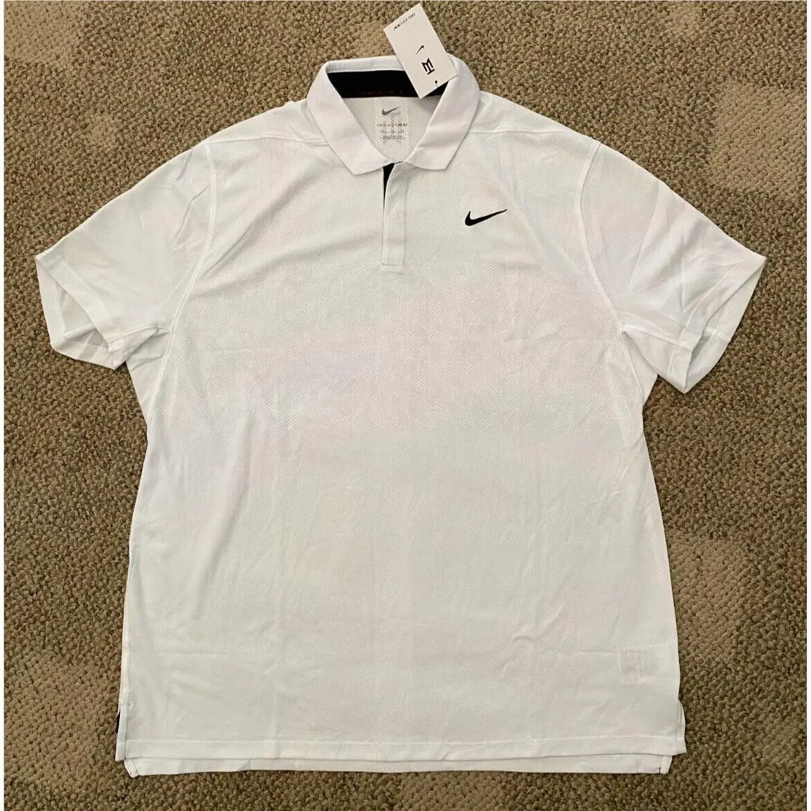 Nike Golf Polo Shirt Top Adv Tiger Woods Dri-fit Red DR5327 Men`s Size XL