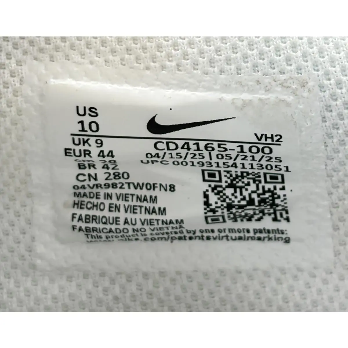 Nike shoes - Nike Air Max Excee - Air Max Excee - CD4165-100 - White/Black/Pure Plantinum (UPC: 193154113051) 8