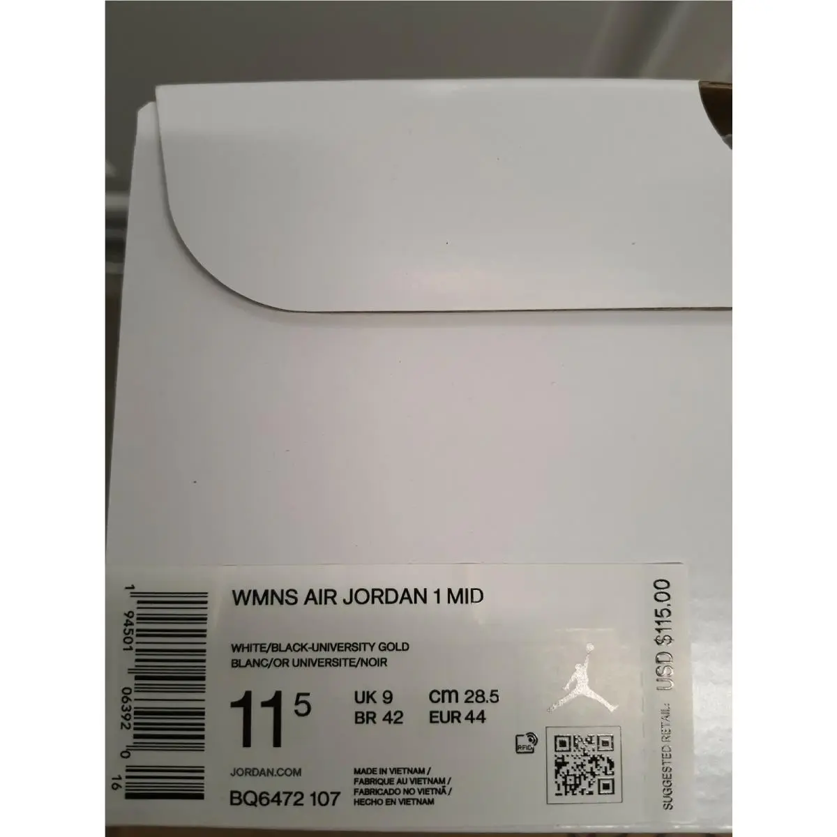 Nike shoes - Air Jordan 1 - Air - BQ6472-107 - White 3
