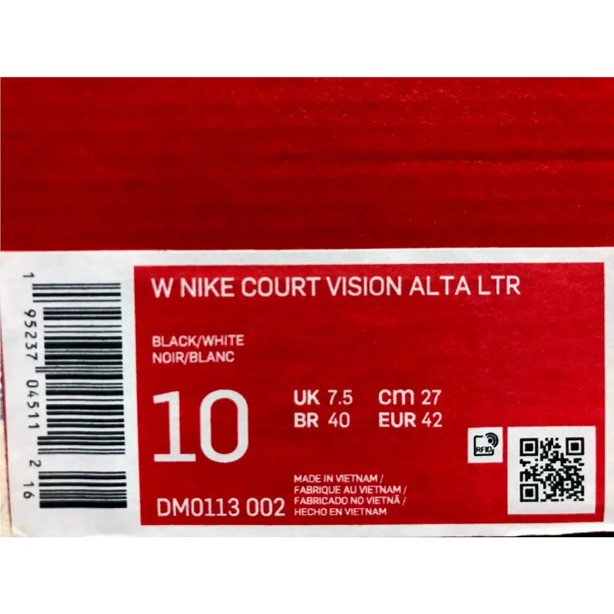 Nike shoes - Nike Court Vision - Court Vision - DM0113-002 - Black (UPC: 195237045112) 3