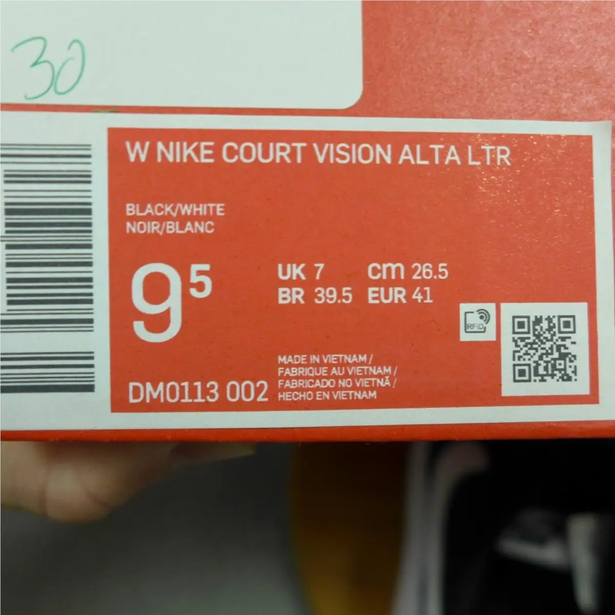 Nike shoes - Nike Court Vision - Court Vision - DM0113-002 - Black 8