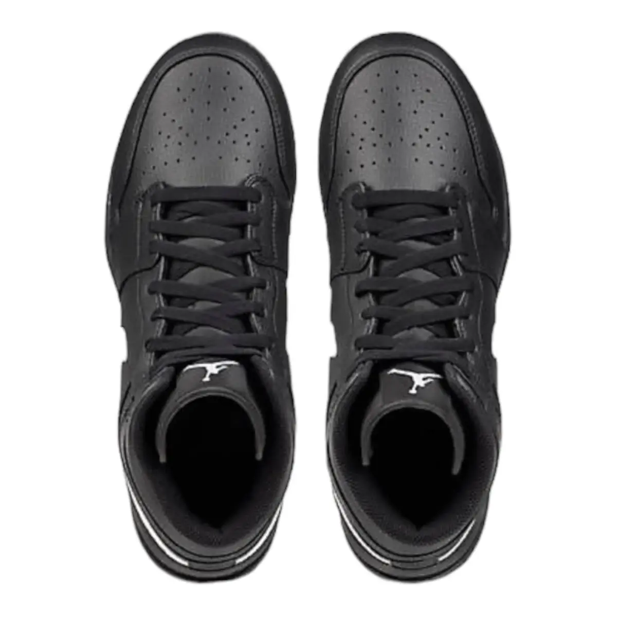 Nike shoes - Jordan 1 Mid Td Football Cleat - FJ6805-001 - Black White Black Mid (UPC: 196604938129) 1