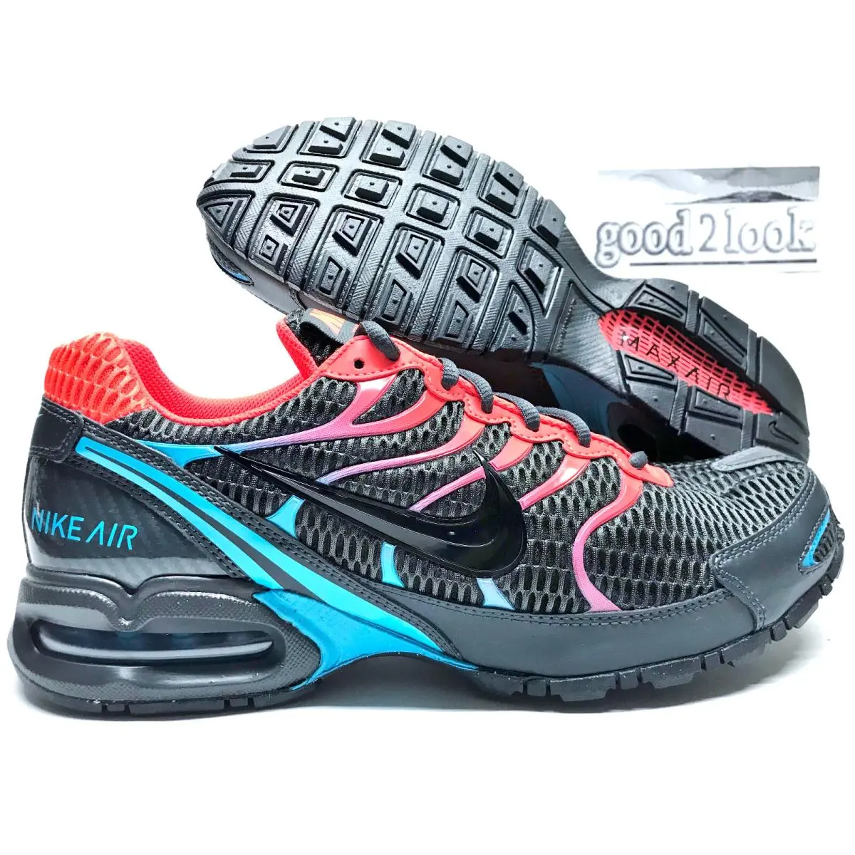Nike Air Max Torch 4 Anthracite/black-blue Lagoon Size Men`s 8.5 343846-046