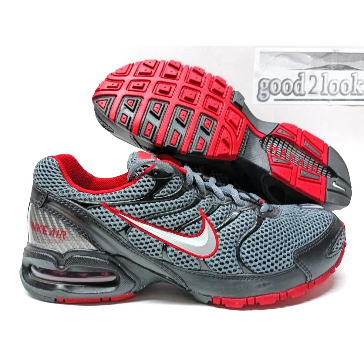 Nike Air Max Torch 4 Dark Grey/metallic Silver Size Men`s 10 343846-006