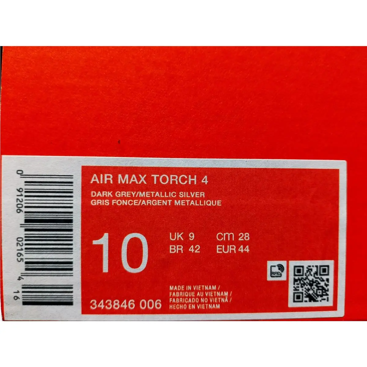 Nike shoes - Nike Air Max Torch 4 - 343846-046 - Gray (UPC: 091206021654) 4