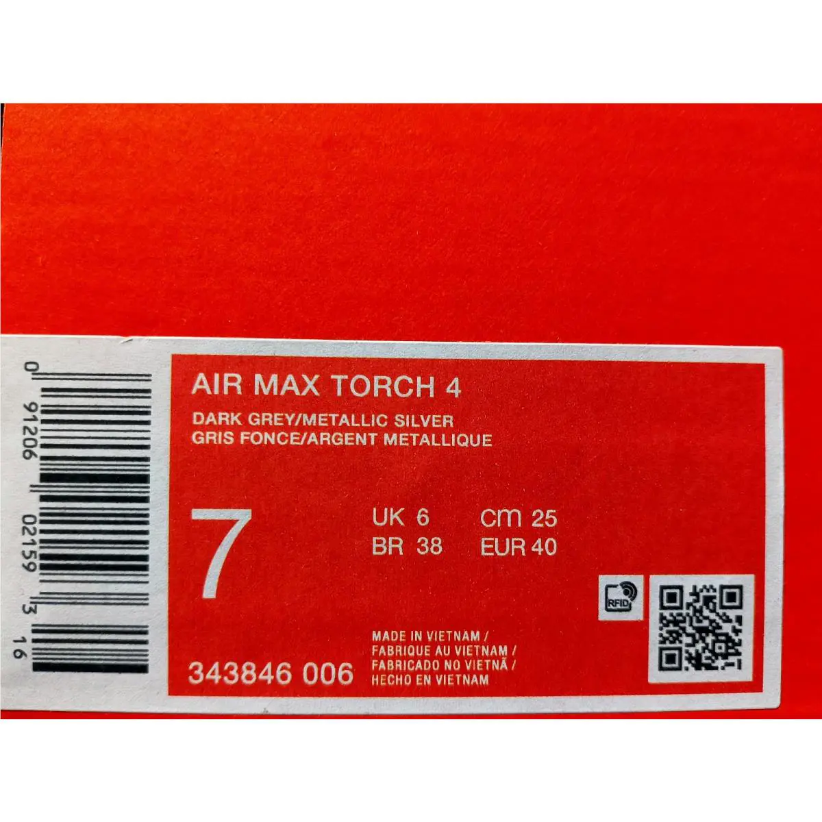 Nike shoes - Nike Air Max Torch 4 - 343846-046 - Gray 4