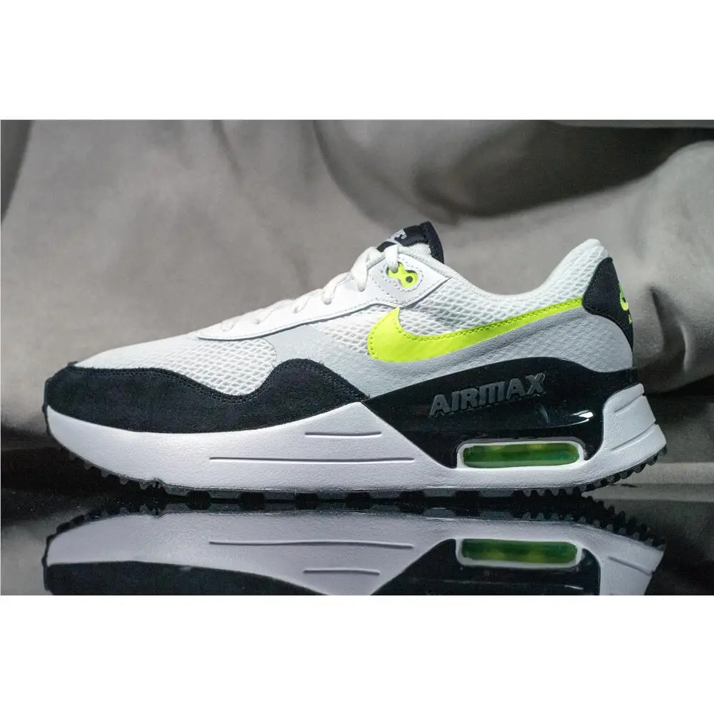 Nike shoes - Nike Air Max SYSTM - Air Max SYSTM - DM9537-100 - WHITE. BLACK-VOLT/ PURE PLATINUM (UPC: 196149377551) 1
