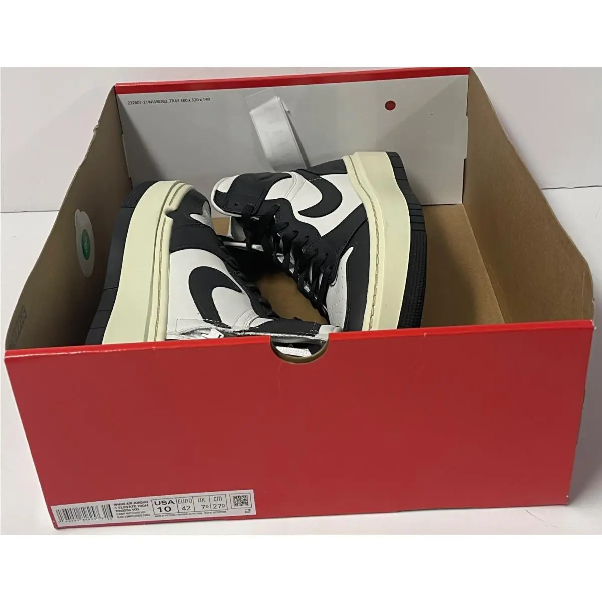 Nike shoes - Nike Air Jordan 1 - Air - DN3253-100 - WHITE BLACK (UPC: 196151818257) 9