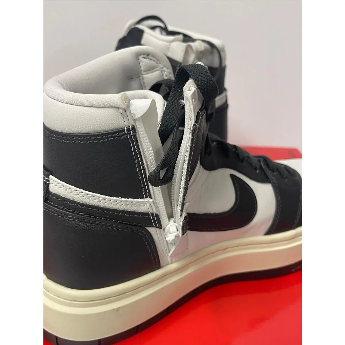 Nike shoes - Nike Air Jordan 1 - Air - DN3253-100 - WHITE BLACK (UPC: 196151818257) 6