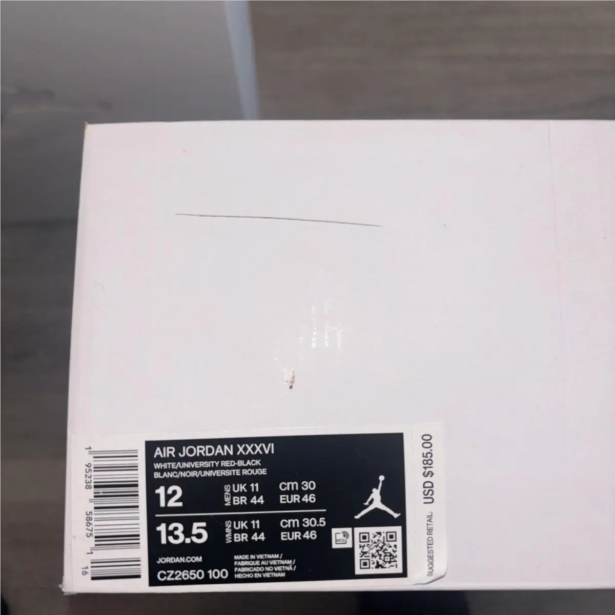 Nike shoes - Air Jordan 36 - Air - CZ2650-100 - Black/Whitw 4