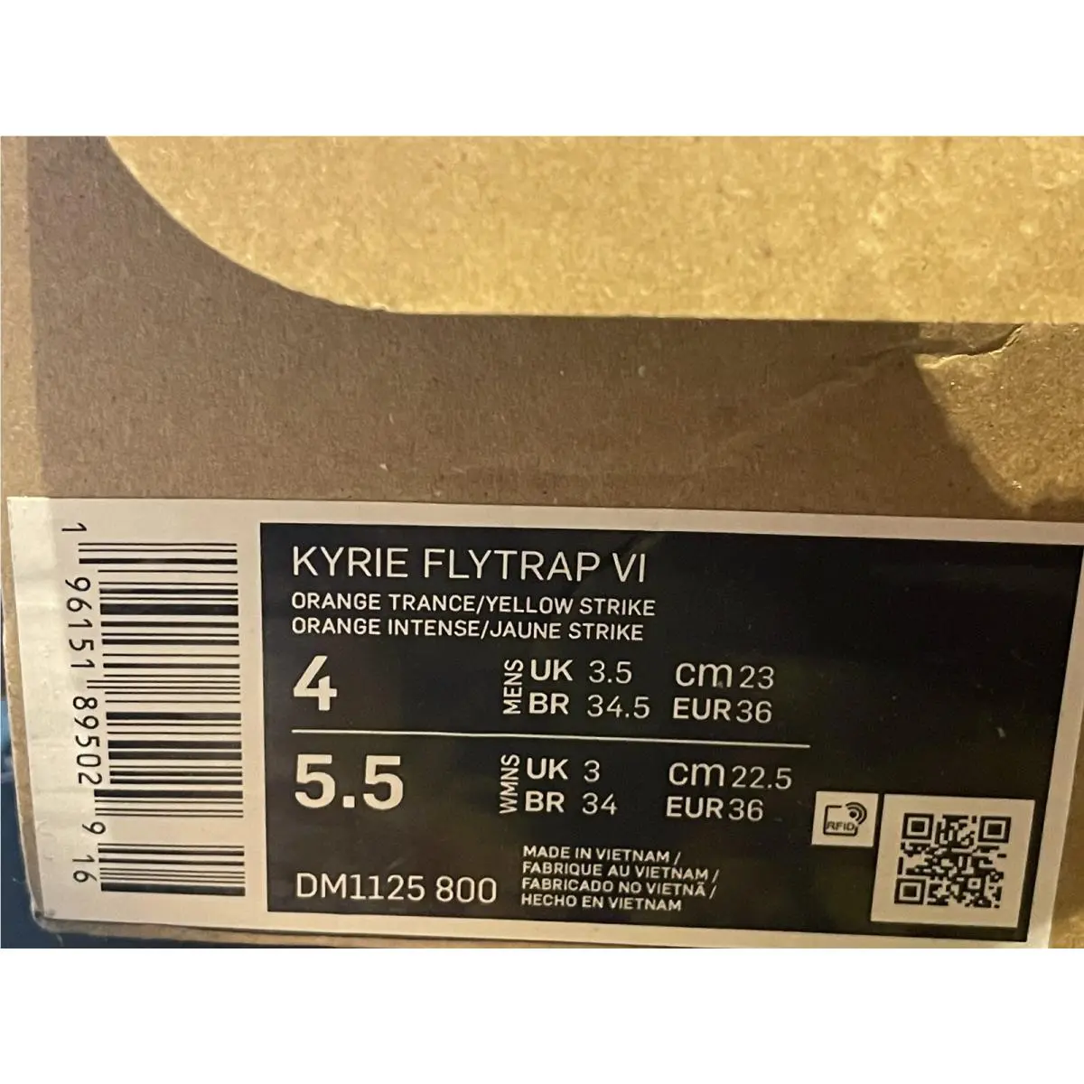 Nike shoes - Nike Kyrie Flytrap VI - Kyrie Flytrap - DM1125-800 - Orange (UPC: 0196151895029) 6