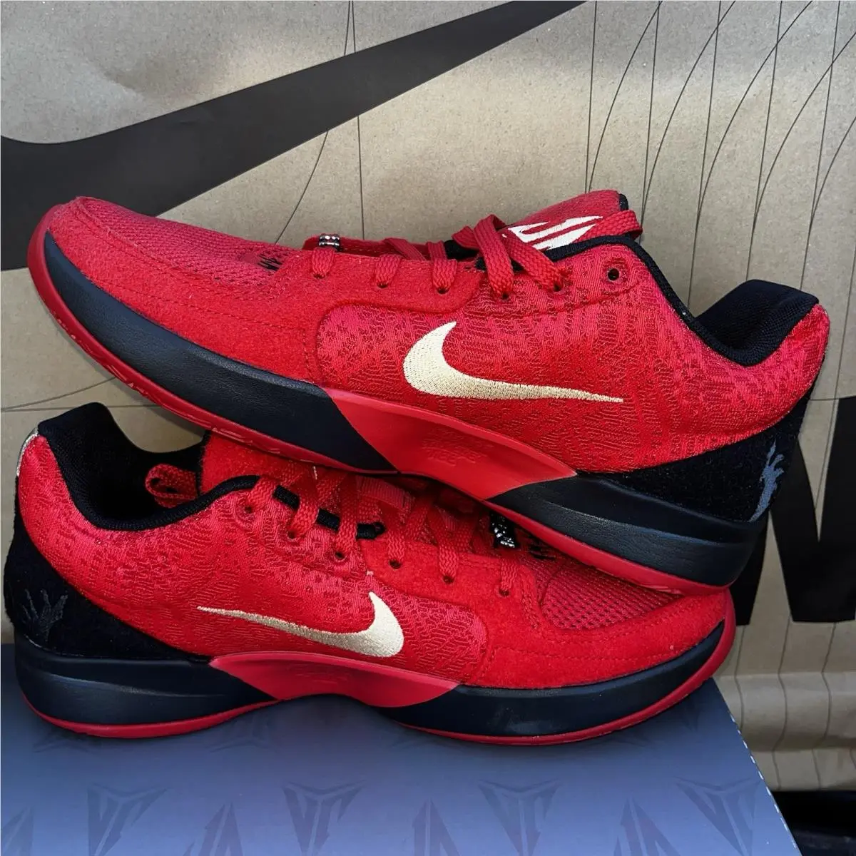 Nike shoes - Nike Ja 2 - HQ2638-600 - Red, Manufacturer: University Red/Celestial Gold/Black/Jade Horizon 0