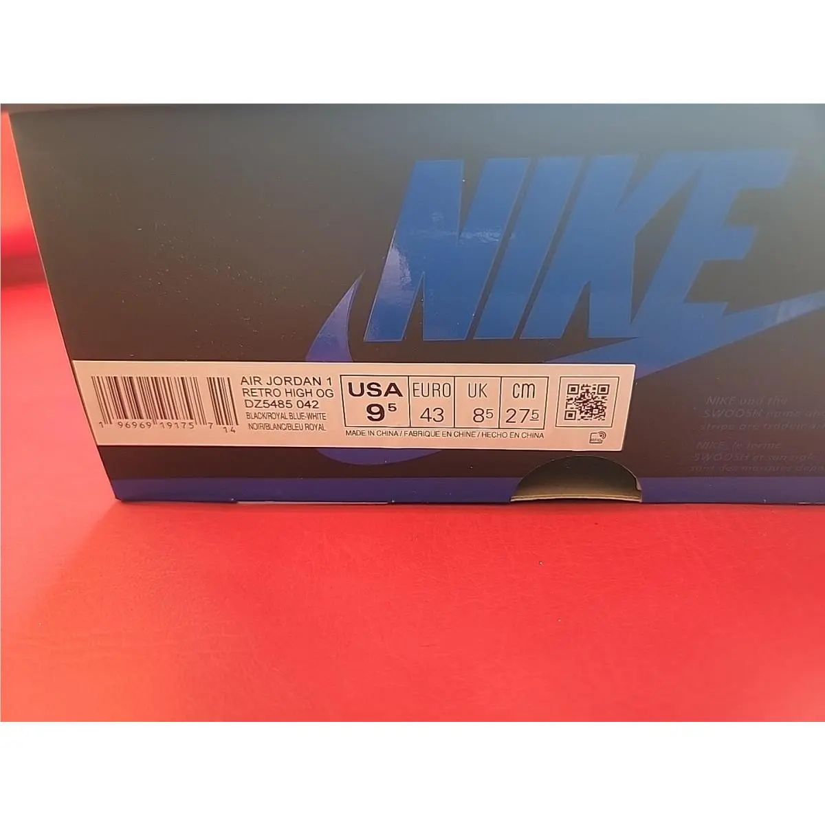 Nike shoes - Air Jordan 1 Retro High Og - Dz5485042 - Black 13