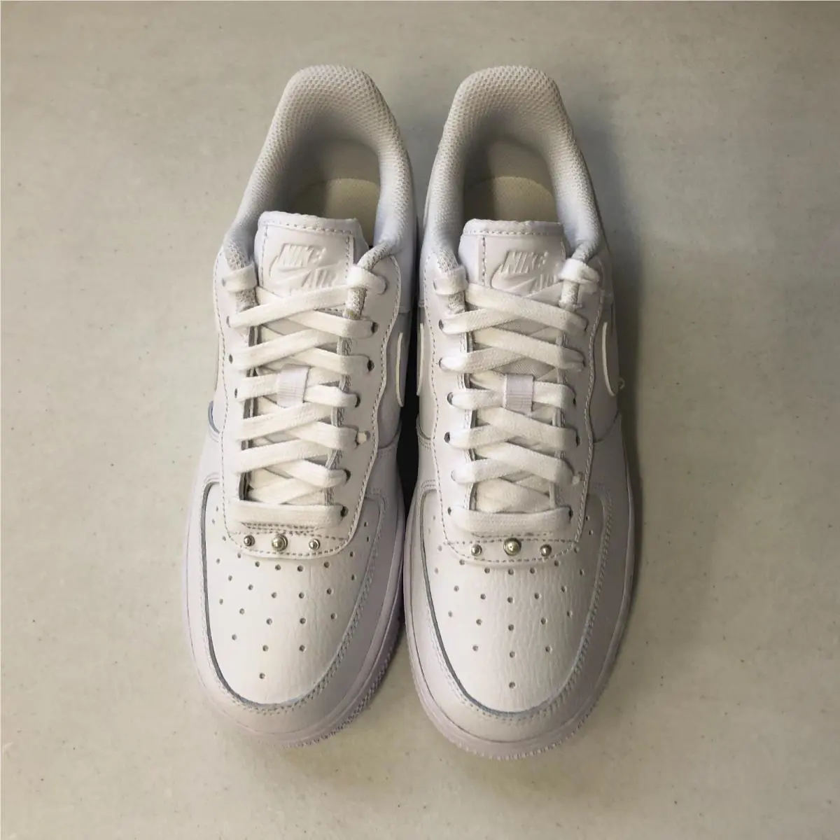 Nike shoes - Nike Air Force 1 `07 - DQ0231-100 - White/White-Metallic Silver (UPC: 195869962207) 1
