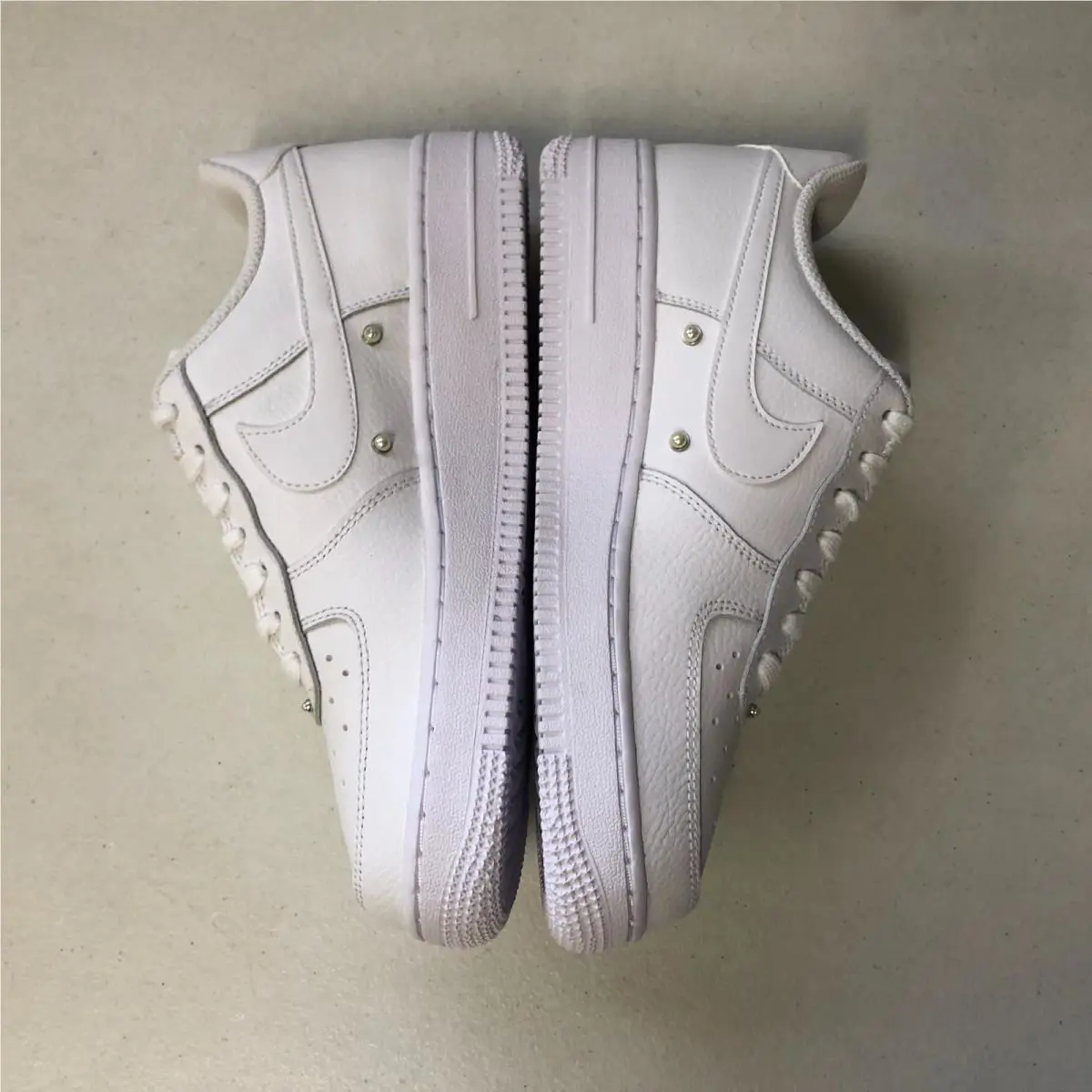Nike shoes - Nike Air Force 1 `07 - DQ0231-100 - White/White-Metallic Silver (UPC: 195869962207) 2