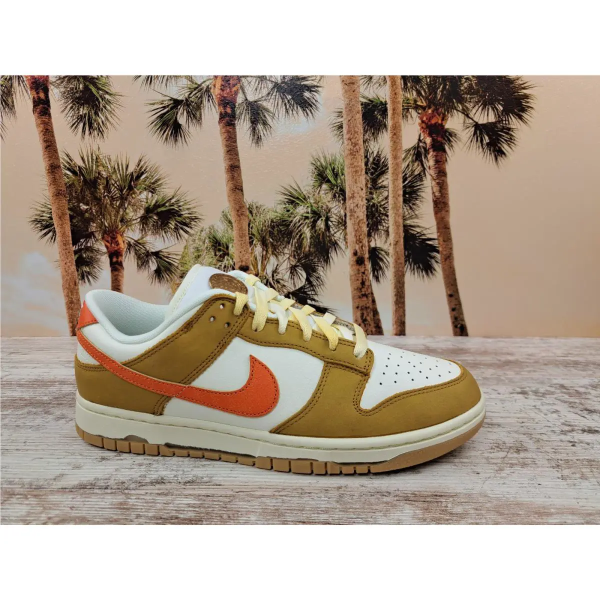 Nike shoes - Nike Dunk - Dunk - HM3729-181 - Brown, Manufacturer: Sail/Coconut Milk/Wheat/Safety Orange 1