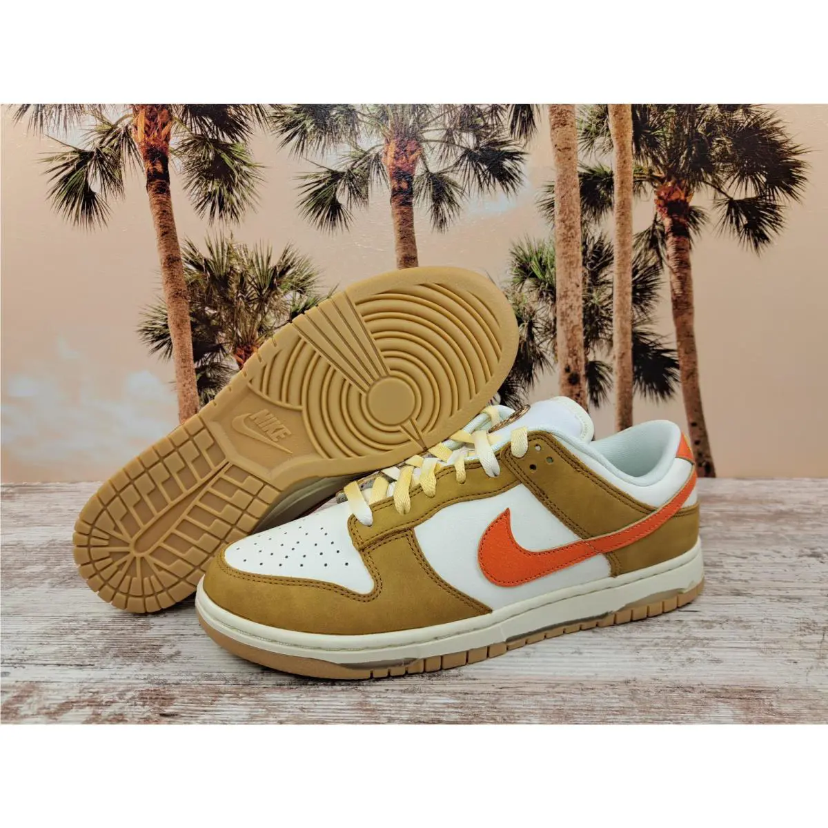 Nike shoes - Nike Dunk - Dunk - HM3729-181 - Brown, Manufacturer: Sail/Coconut Milk/Wheat/Safety Orange 6