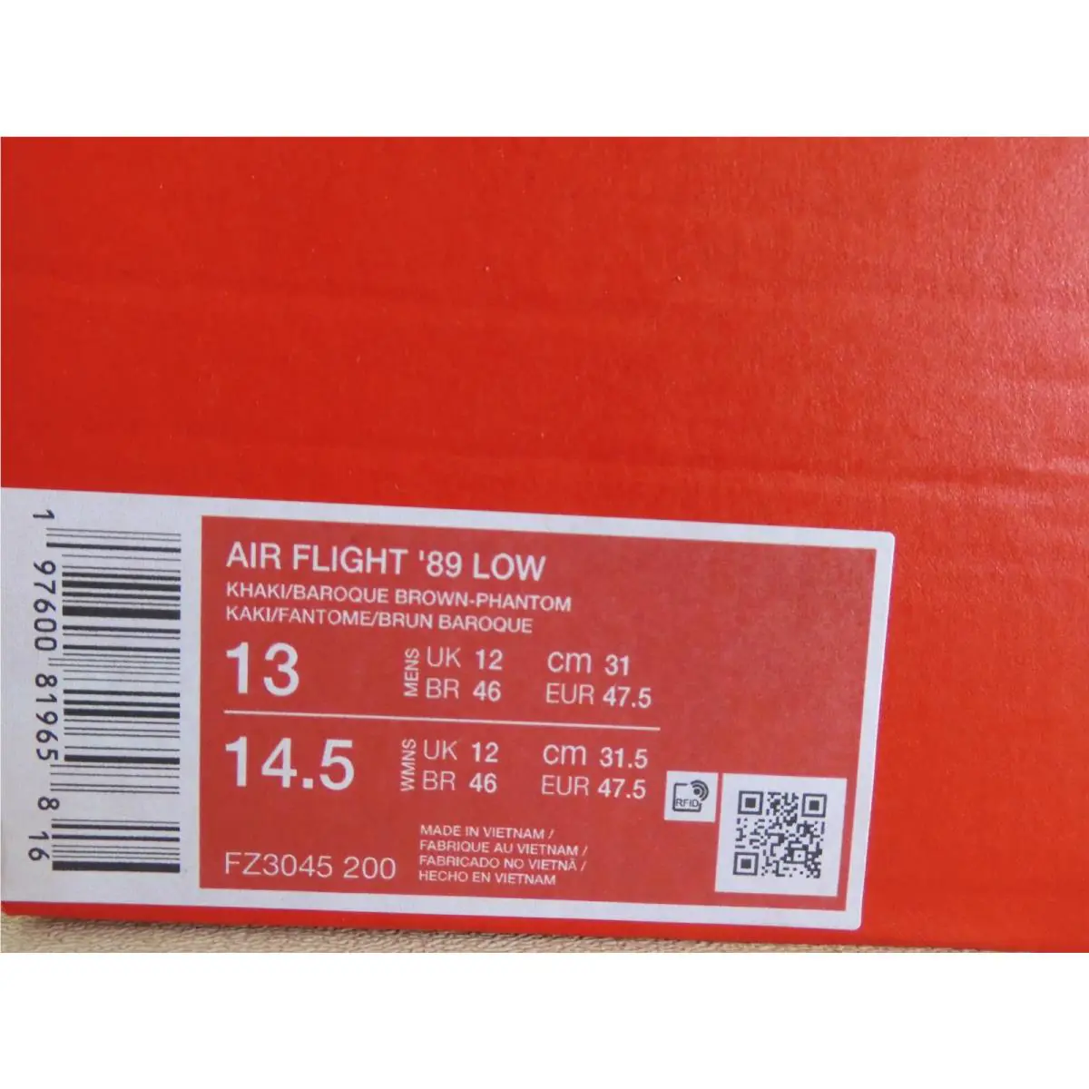 Nike shoes - Nike Air Flight 89 - Air Flight - FZ3045-200 - Brown (UPC: 197600819658) 3