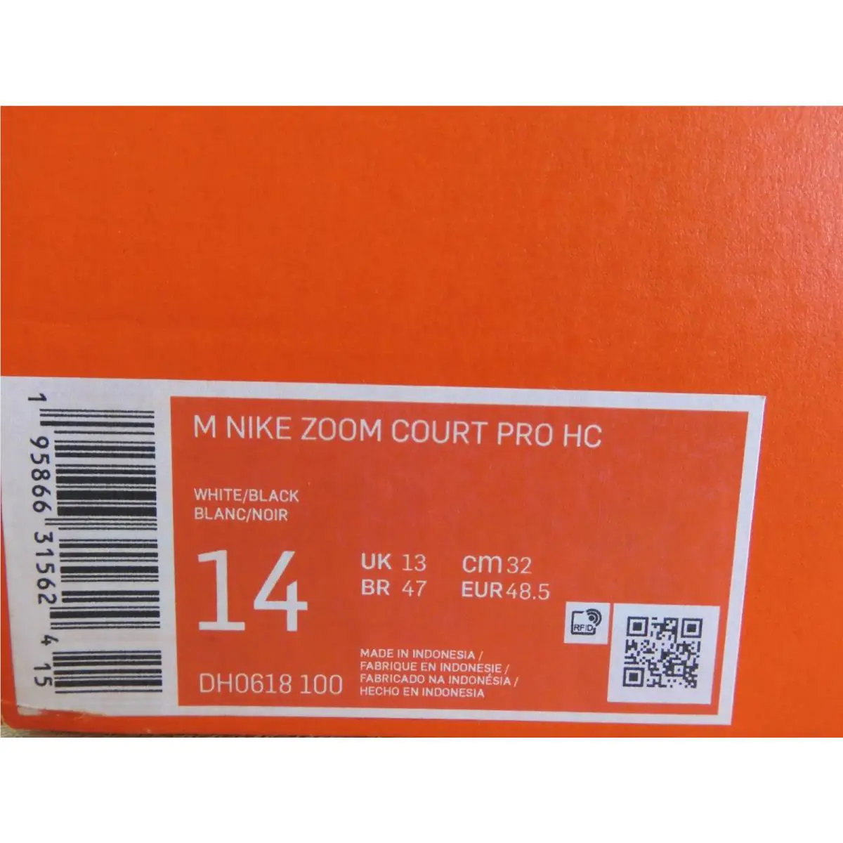 Nike shoes - Nike Zoom Court - Zoom Court - DH0618-100 - White (UPC: 195866315624) 3