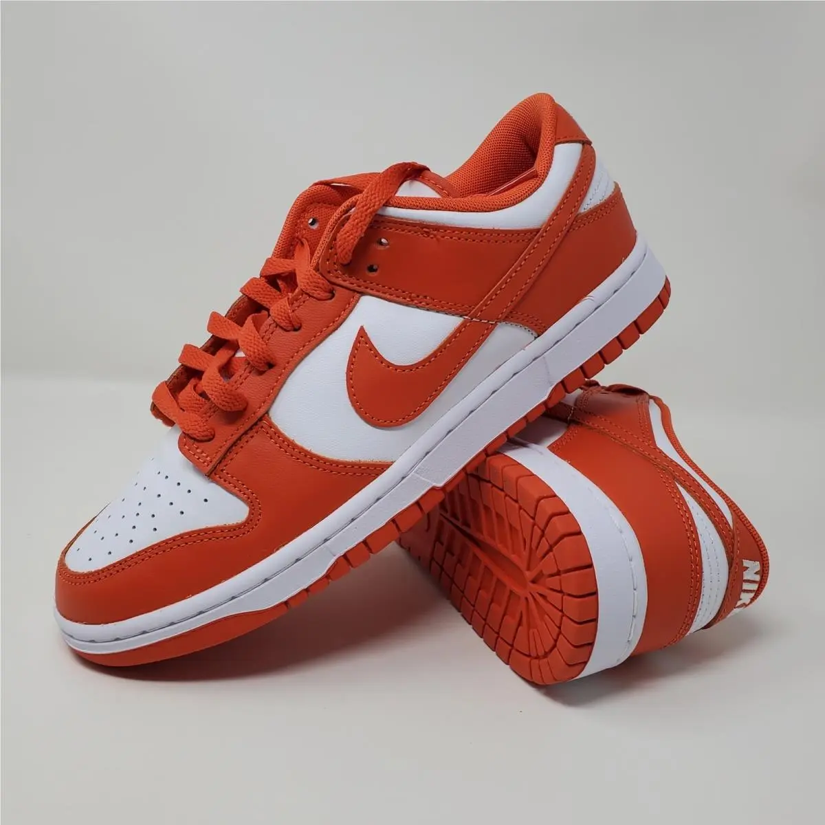 Nike Dunk Low Retro White Cosmic Clay Orange Shoes DV0833-114 Men`s Size 9