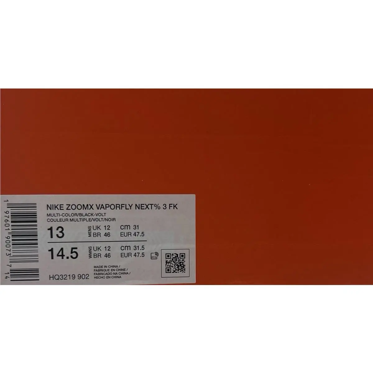 Nike shoes - Nike ZoomX Vaporfly - ZoomX Vaporfly - HQ3219-902 - Multicolor (UPC: 197601906470) 5
