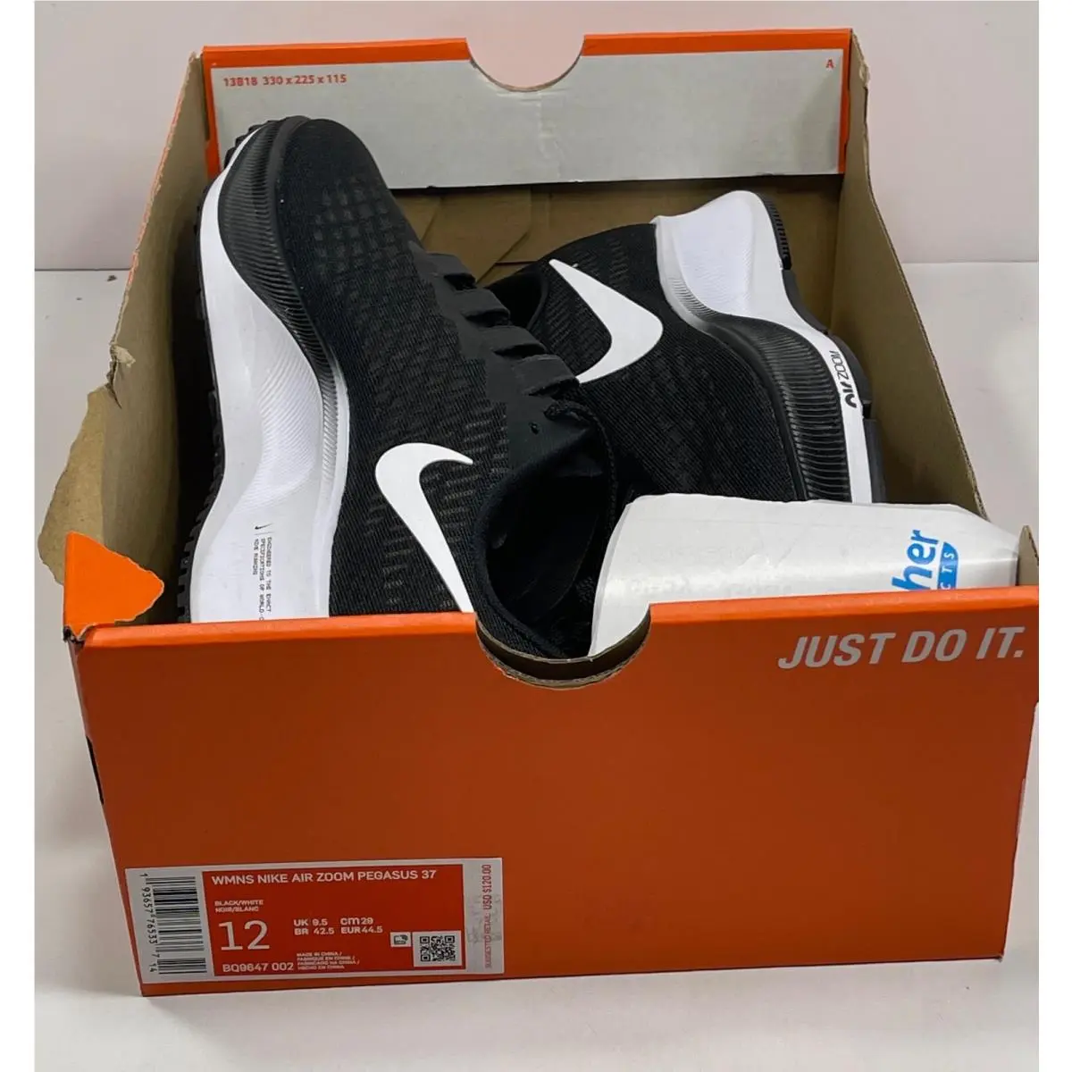 Nike shoes - Nike Air Zoom Pegasus - Air Zoom Pegasus - BQ9647 002 - BLACK/WHITE (UPC: 193657765337) 8