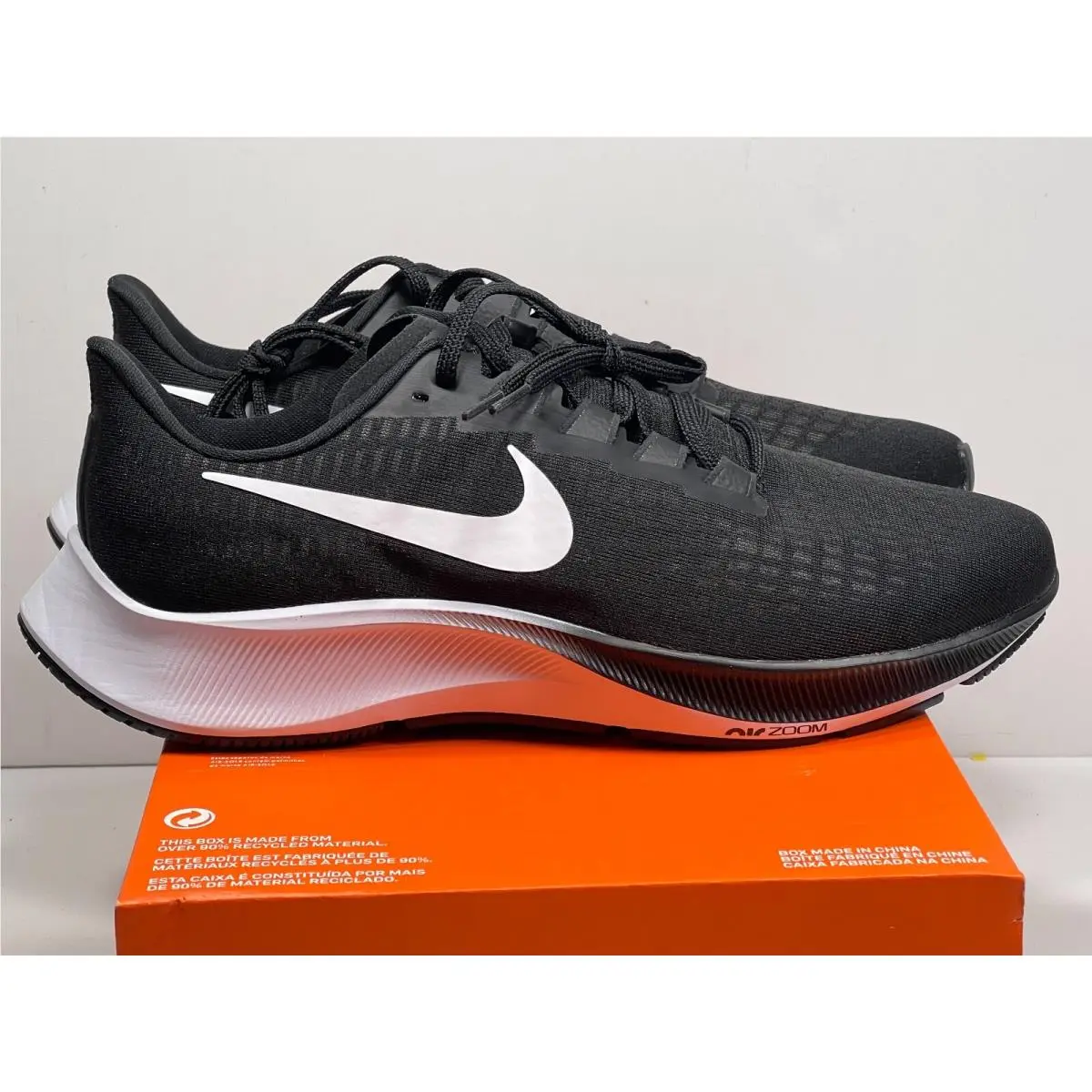 Nike shoes - Nike Air Zoom Pegasus - Air Zoom Pegasus - BQ9647 002 - BLACK/WHITE (UPC: 193657765337) 1