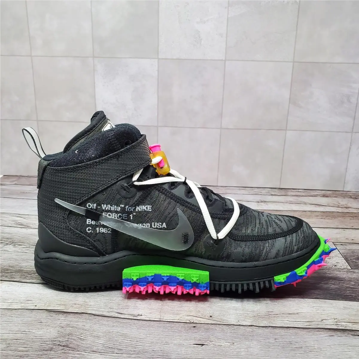 Nike shoes - Nike Air Force 1 Mid SP - DO6290-001 - Black 5