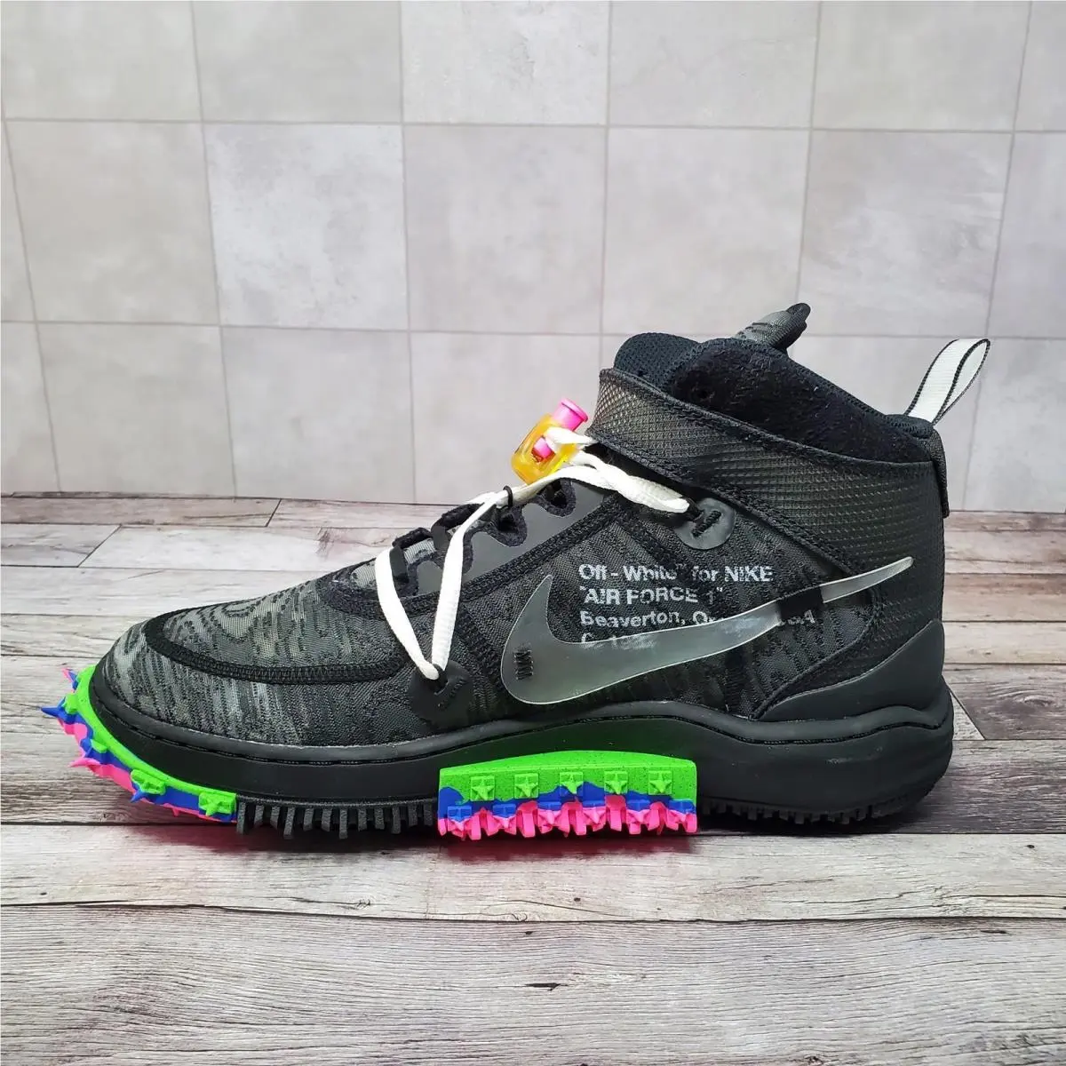 Nike shoes - Nike Air Force 1 Mid SP - DO6290-001 - Black 7